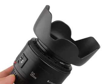 Сенник за обектив обектив за DSLR камери 52 мм ES-62 II Лепестковая Капачка за обектив Canon EF 50 mm f / 1.8 II