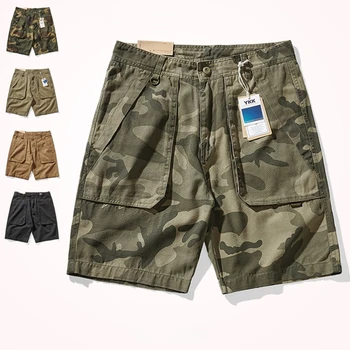 Японската модна марка tooling къси панталони летни камуфляжные панталони за момчета свободни спортни панталони за почивка high street INS